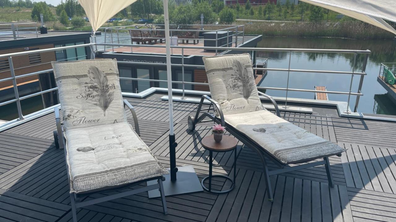 Hausboote Am Baerwalder See Traumhaus-Mieten Klitten Esterno foto